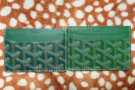 goyard card fake vs real|goyard card holder counterfeit.